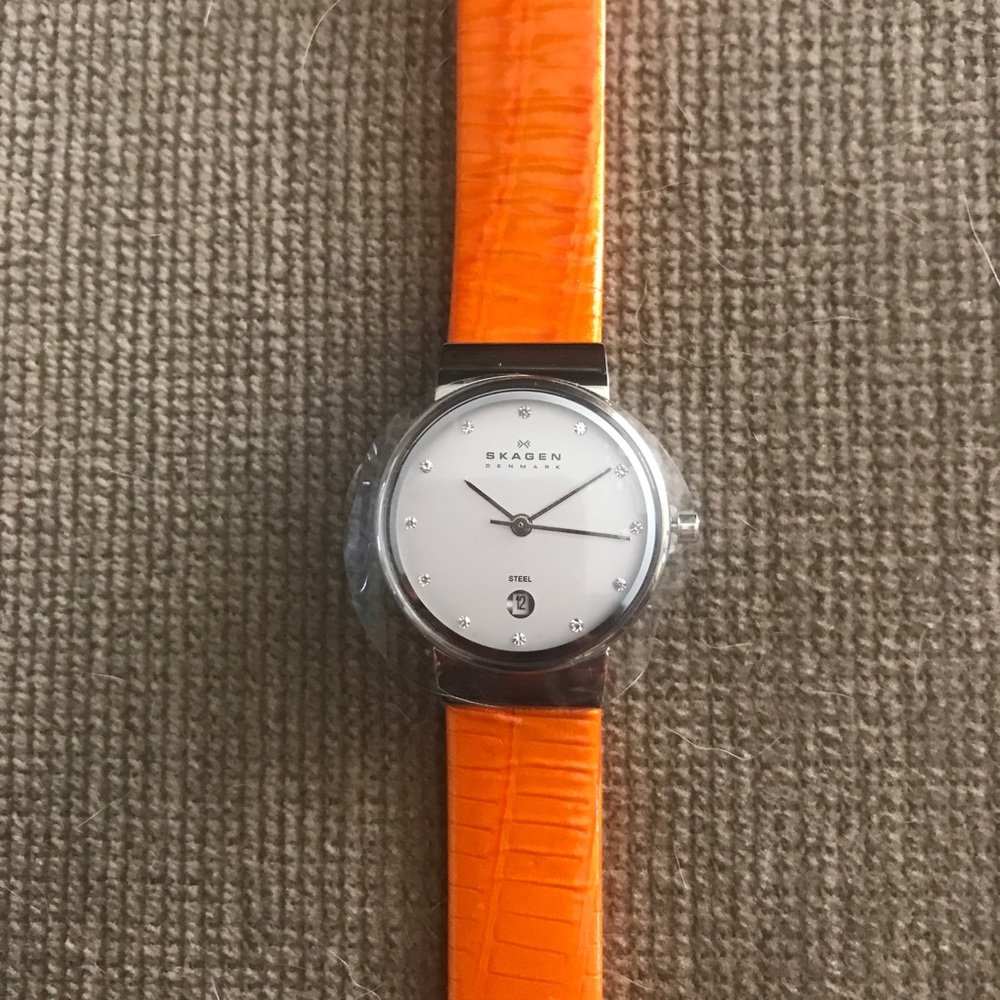 Skagen Leather Watch